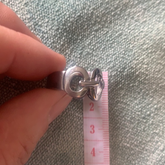 Stainless Steel Swarovski crystal ring - Picture 5 of 6